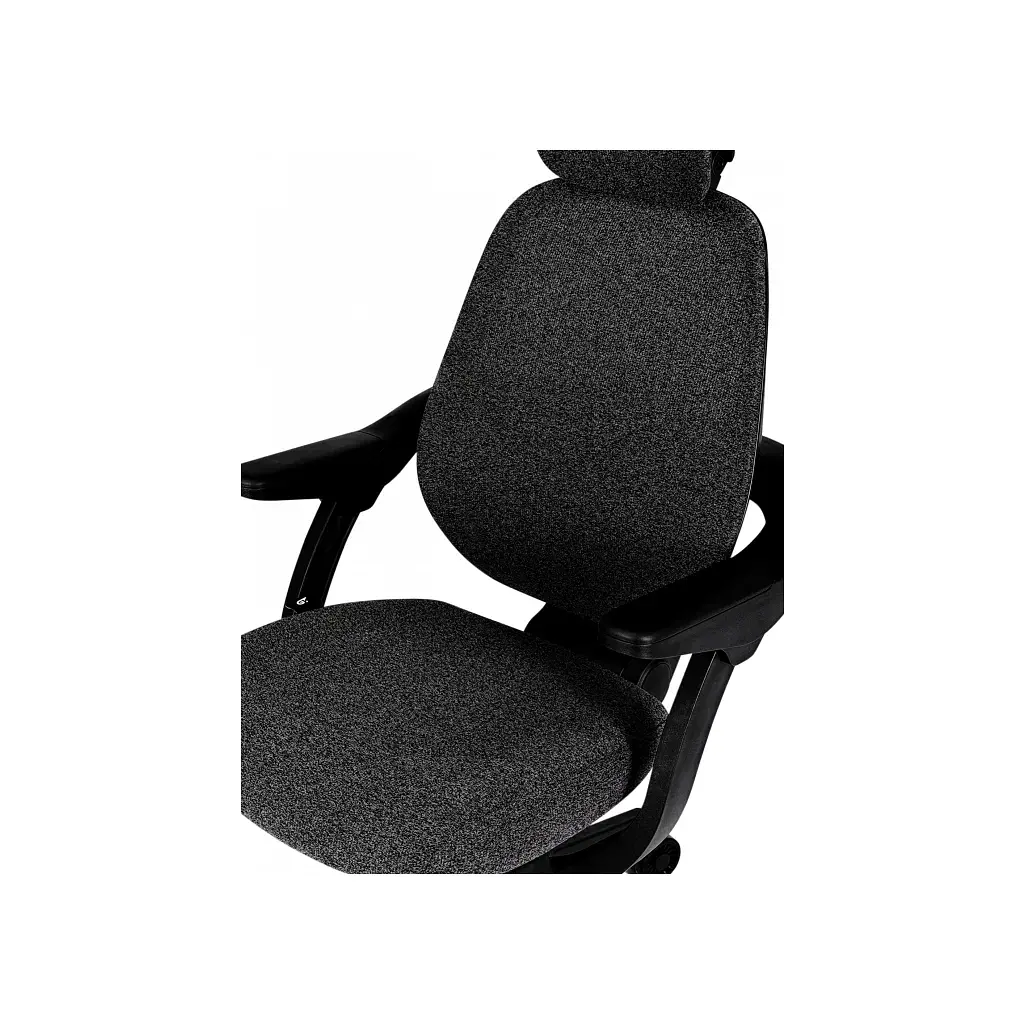 Офісне крісло GT Racer B-6333 Dark Gray/Black (B-6333 Fabric Dark Gray/Black) - фото 10