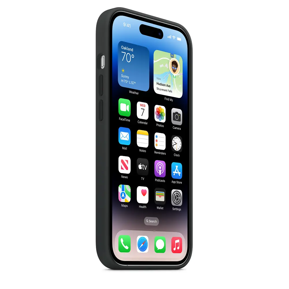 Чохол Silicone Case з MagSafe для Apple iPhone 14 Pro (Midnight) ААА [72713] - фото 2
