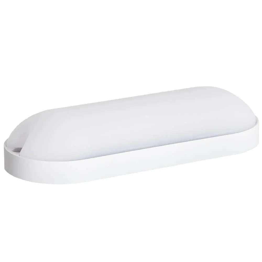 LED светильник Євросвітло CL-RS-V1 IP65 12 Вт 6400К с датчиком движения накладной овал белый (59215) - фото 2