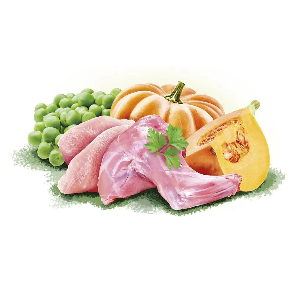 Корм вологий Brit Care Christmas for Dogs Rabbit with Turkey для дорослих собак різдвяна вечеря з кроликом та індичкою 400 г - фото 2
