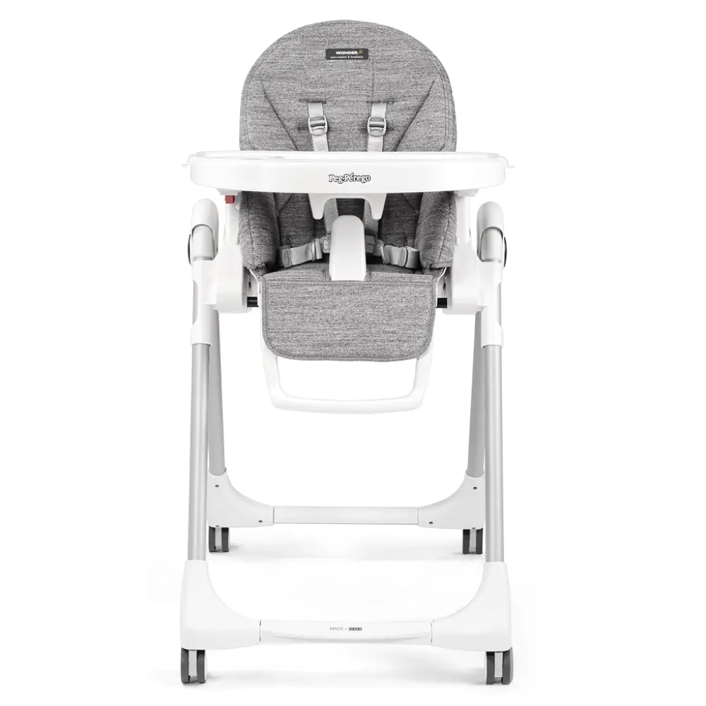 Стілець для годування Peg Perego Prima Pappa Follow Me Wonder Gray, сірий (IH01000000WD53) - фото 2