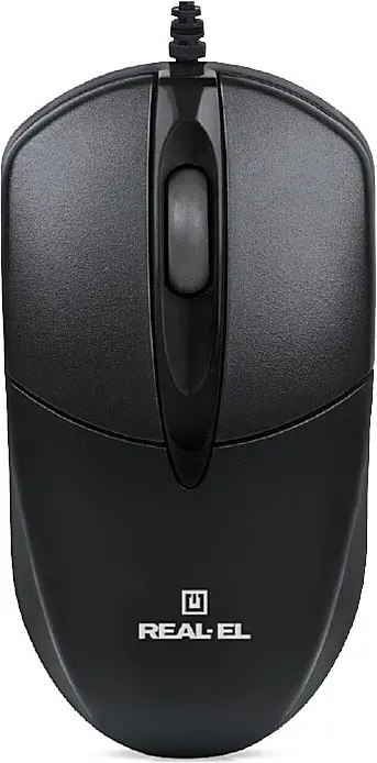 Миша REAL-EL RM-211 USB black - фото 5