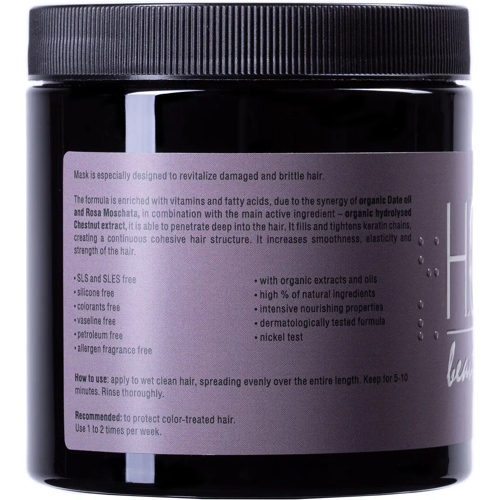Маска для пошкодженого волосся H.Q. Beauty Restore Damaged Hair 500 мл - фото 3