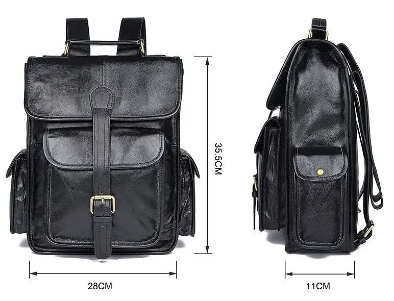 Рюкзак кожаный Vintage 35,5х28х11 см sum0012688 - фото 4