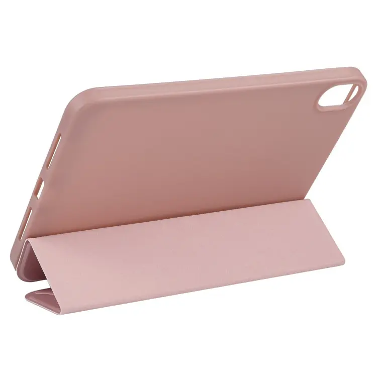 Чохол-книжка BeCover Tri Fold Soft TPU для Apple iPad Mini 7 2024 8.3" Рожевий (712448) - фото 3
