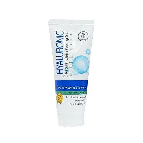 Гель-пілінг для обличчя MED B Natural Clean Hyaluronic Acid з гіалуроновою кислотою
