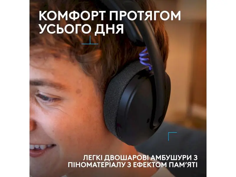 Навушники з мікрофоном Logitech G325 Lightspeed Wireless Black (981-001524) - фото 6