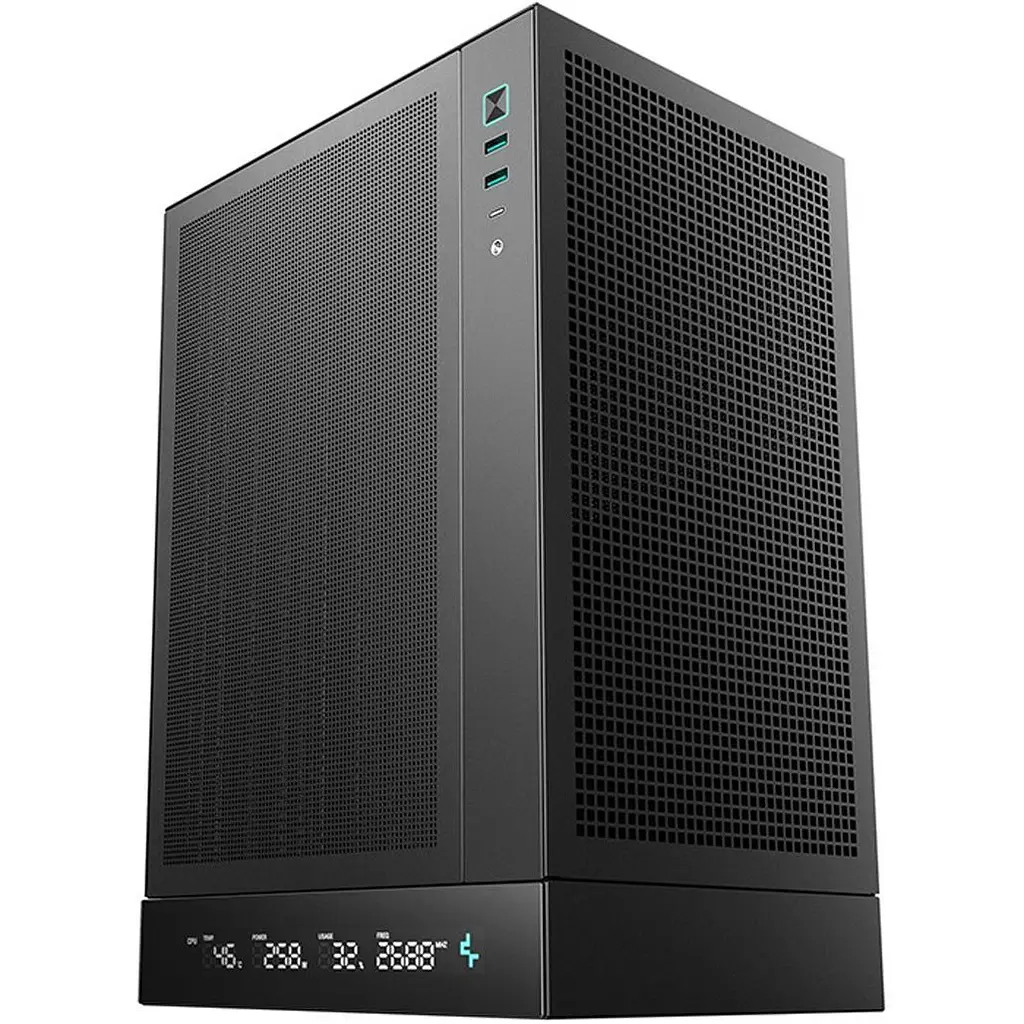 Корпус Deepcool CH170 Digital Black (R-CH170-BKNPI0D-G-1) [146736] - фото 3