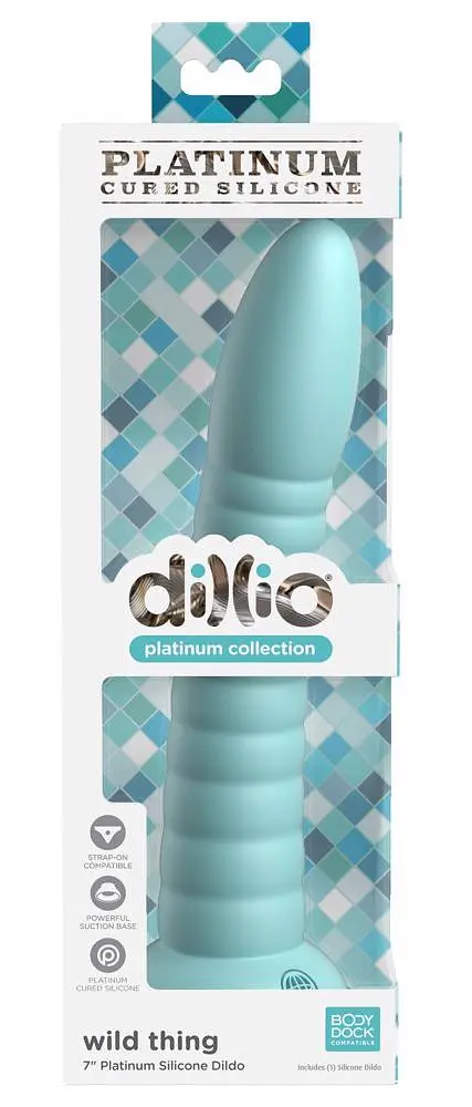 Фаллоимитатор Dillio Platinum Wild Thing 7 inch, 19.7 см (мятный) - фото 5