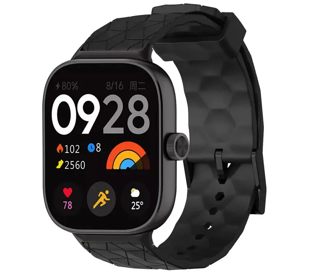 Ремінець Primolux Dimond силіконовий для годинника Xiaomi Redmi Watch 5 / Xiaomi Smart Band 9 Pro - Black - фото 2