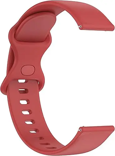 Ремінець силіконовий для смарт-годин BeWatch Amazfit універсальний 22 мм Червоний (102N3L04.2) - фото 3