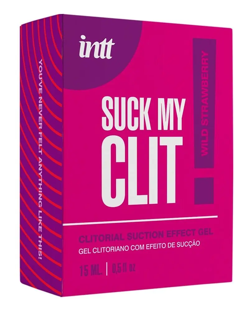 Смоктайзер (гель с эффектом посасывания) для клитора Intt Suck My Clit Wild Strawberry, 15 мл клубника, - фото 8