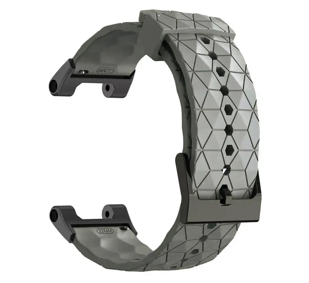 Ремінець Primolux Dimond силіконовий для годинника Xiaomi Amazfit T-Rex (A1918) / T-Rex Pro (A2013) - Grey