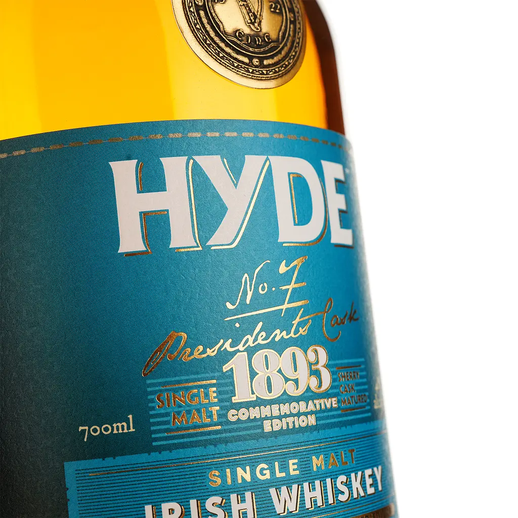 Віскі Hyde №7 President's Cask 1893 Single Malt Irish Whisky, 46%, 0,7 л - фото 3