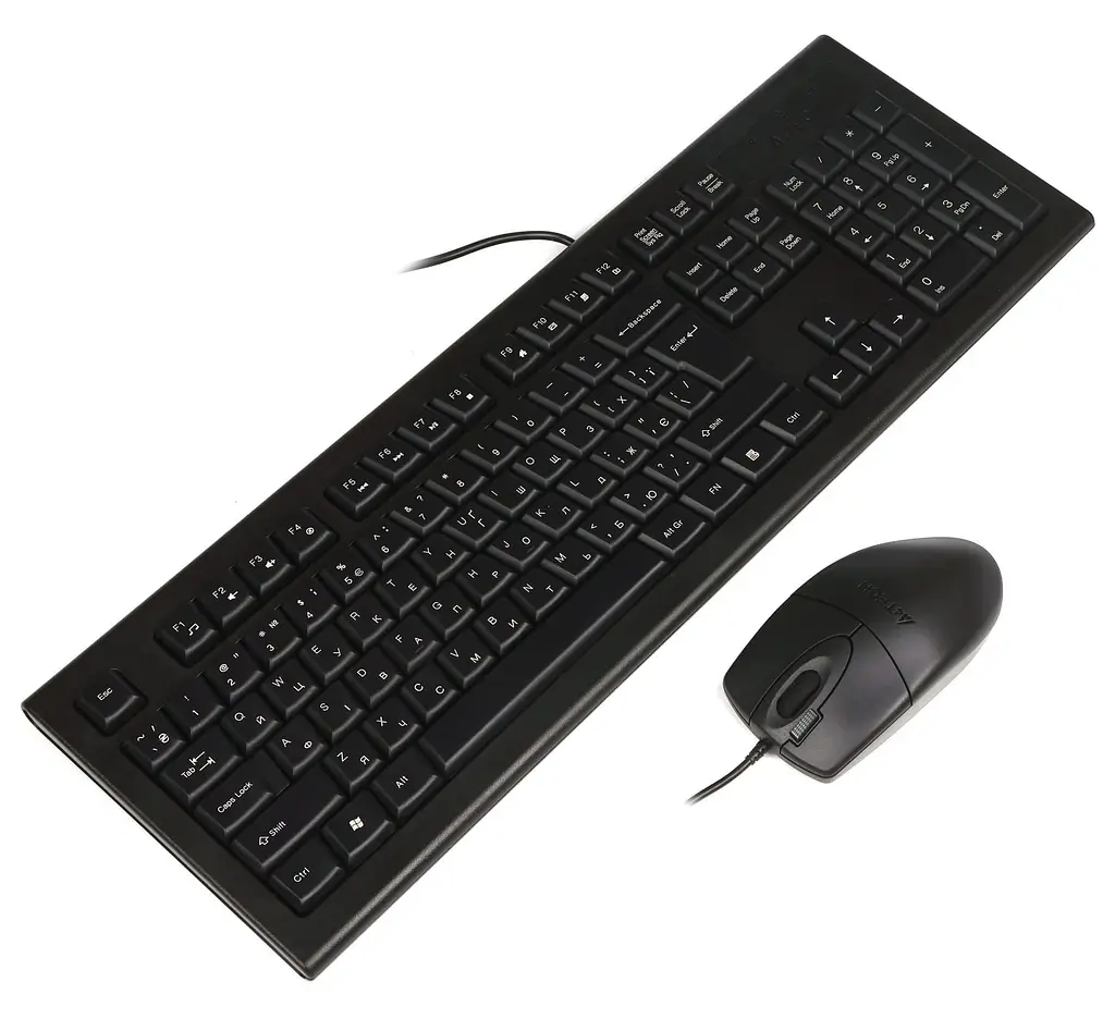 Комплект (Клавіатура та миша) A4Tech KRS-8520D USB Black (KRS-8520D Black) - фото 4