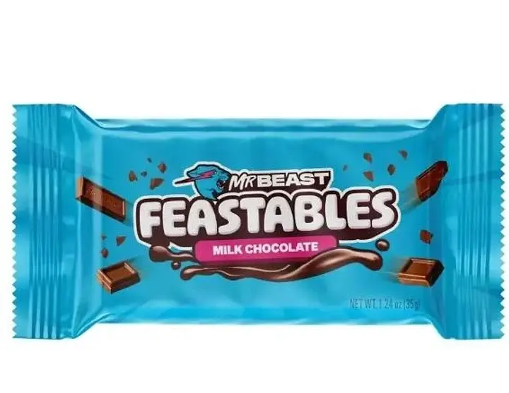 Шоколадні батончики Feastables MrBeast Halloween з молочним шоколадом 8шт 280 г - фото 8