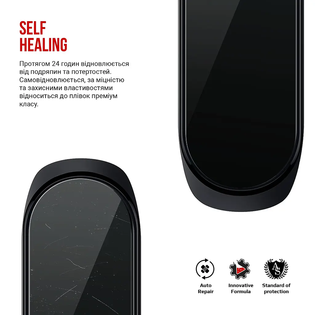 Гідрогелева плівка на годинники ArmorStandart Xiaomi Mi Band 4 захисна плівка для смарт годинників прозора (ARM57997) - фото 3
