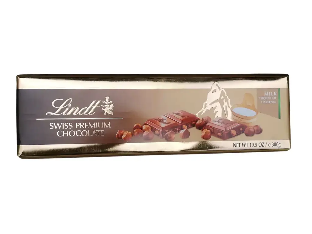 Шоколад молочний Lindt Swiss Premium Milk Hazelnut 300 г