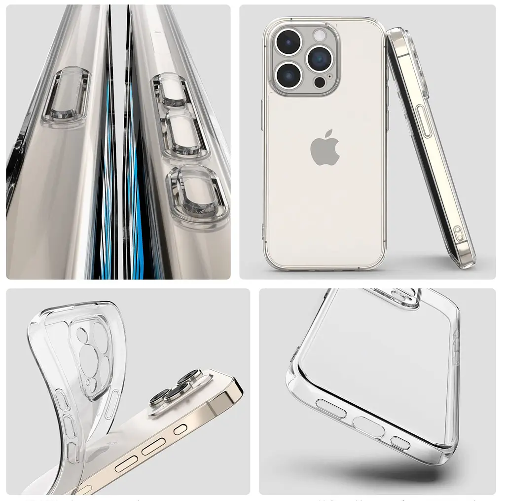 Силіконовий чохол BeCover для Apple iPhone 16 Pro Transparancy (712279) - фото 4