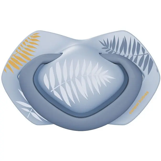 Пустушка Canpol babies Gold силіконова симетрична 6-18 міс. 2 шт. синя з блакитним (22/665_blu) - фото 4