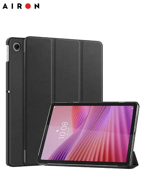 Чехол AIRON Premium для Lenovo Tab M10 4th Gen 2025 TB-311FU / TB-311XU с защитной пленкой и салфеткой black - фото 5
