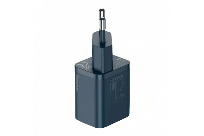Мережевий зарядний пристрій Baseus Super Si 1Type-C + Cable Type-C to Lightning 20W TZCCSUP-B03 Blue - фото 5