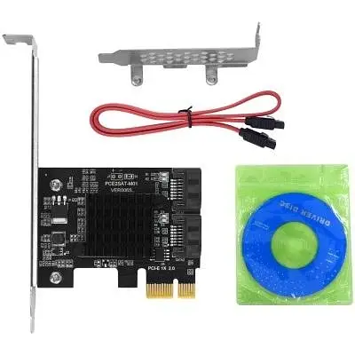 Контролер Dynamode PCI-E x 1, 2 xSATA 3, чіп 88 SE 9125 (PCI-E-2 xSATAIII-Marvell) - фото 3