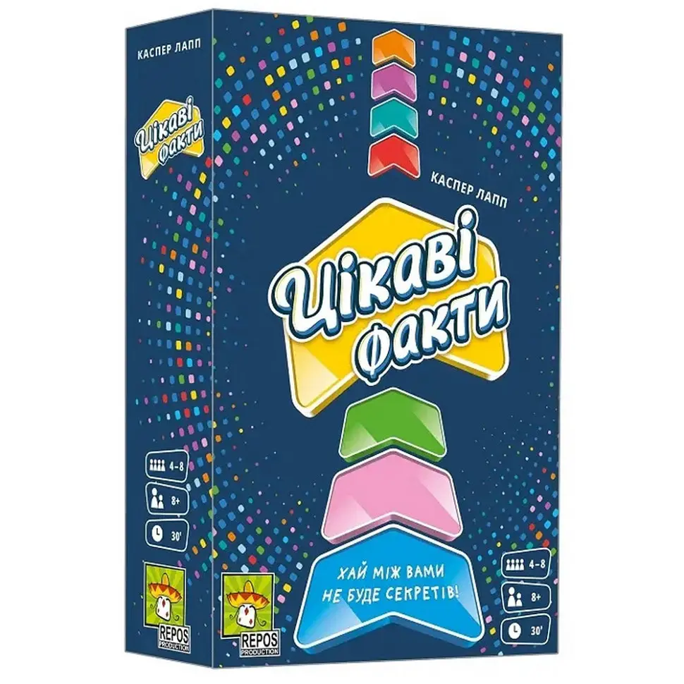 Настільна гра "Цікаві факти" Lord of Boards LOB2323UA 195 карток