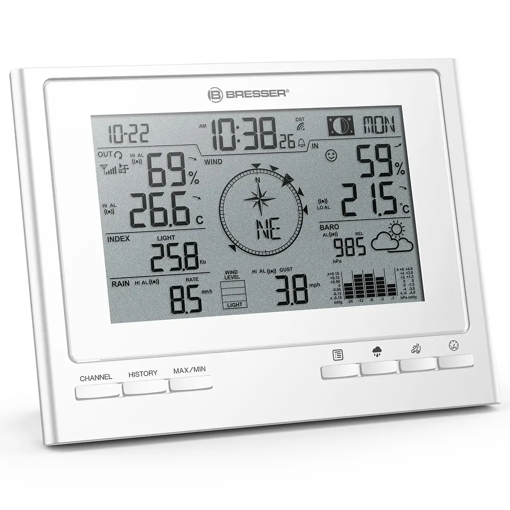 Метеостанція Bresser 7-in-1 Exclusive Line Weather Center Climate Scout (7003100GYE000) - фото 4