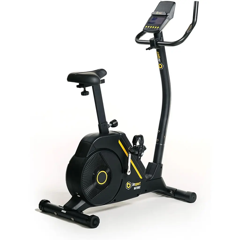 Велотренажер Besport BS-6047 Maybike електромагнітний чорно-жовтий - фото 3
