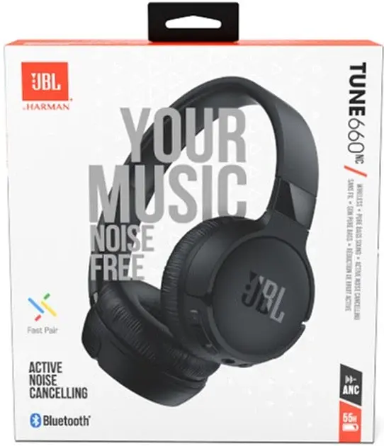 Навушники JBL Tune 660NC Black (JBLT660NCBLK) - фото 2