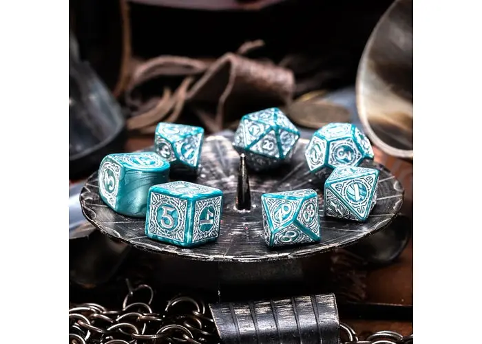 Набор кубиков Viking Modern Dice Set: Mjolnir , 7 шт. (RVIK04) - фото 3