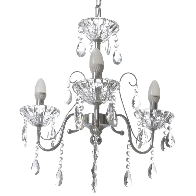 Люстра свеча Brille подвесная хрустальная E14 60W (BCL-655S/3) - фото 4