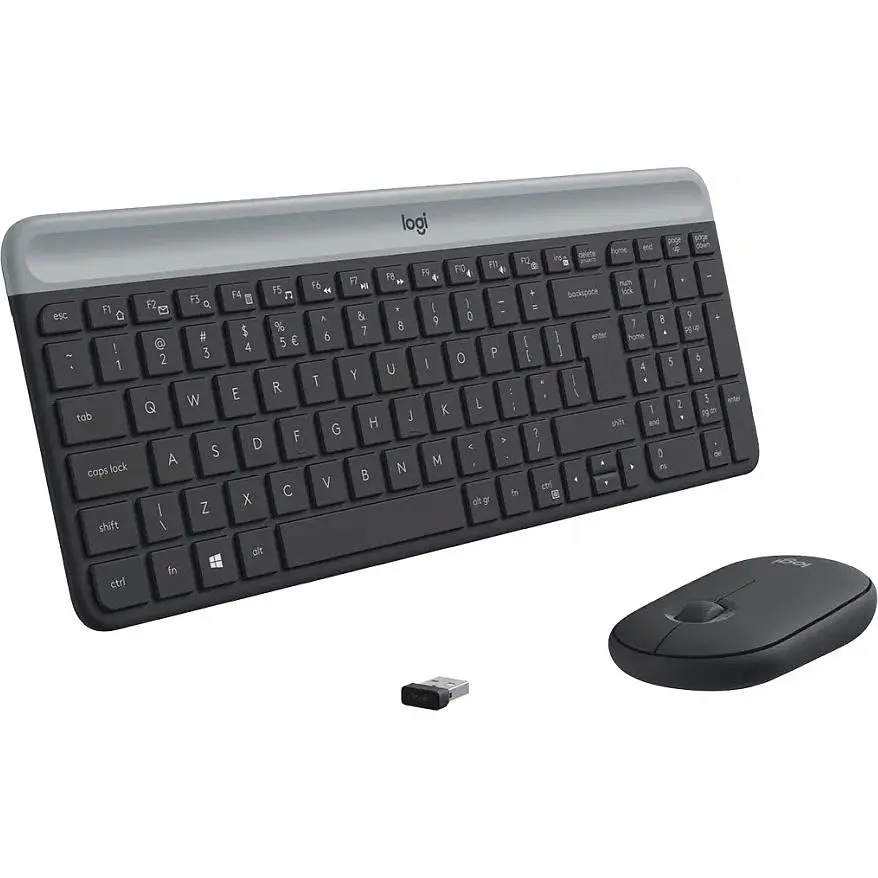 Комплект клавиатура + мышь Logitech MK470 Wireless Slim Graphite [920-009206\920-009204] [80788] - фото 2