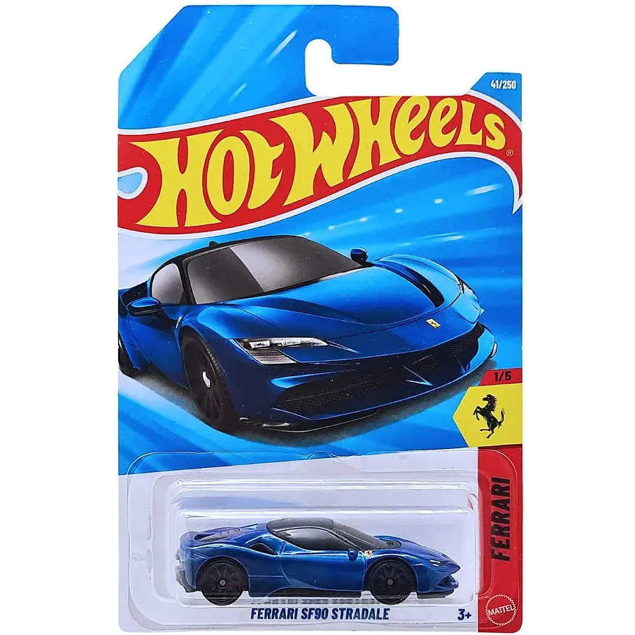 Базова машинка Hot Wheels Ferrari SF90 Stradale колір в асортименті (5785) JJK89