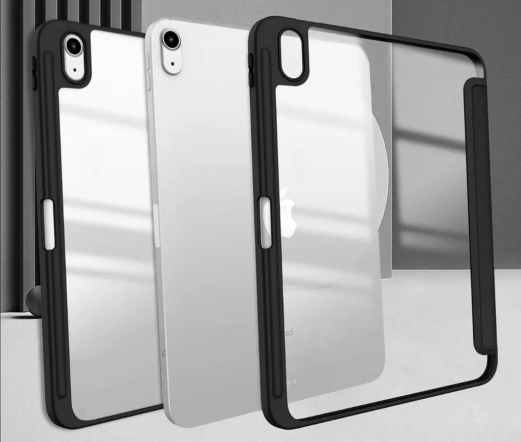 Чохол Primolux Transparent для планшета Apple iPad 11" (A16) 2025 (A3354 / A3355 / A3356) - Black/Clear - фото 8
