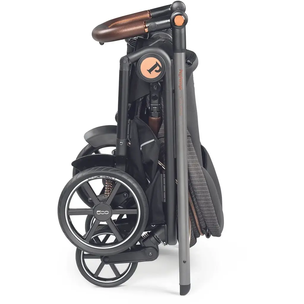 Коляска Peg-Perego Veloce 500, 2 в 1, вишукано-коричнева зі смужкою (PACK-VEL2100000003) - фото 12