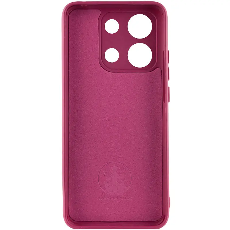 Чохол Silicone Cover Lakshmi Full Camera (AA) для Xiaomi Redmi Note 14S Бордовий / Marsala - фото 2