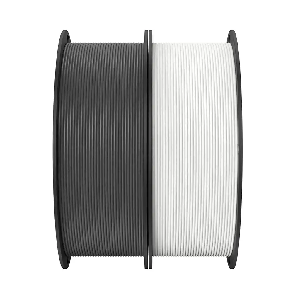 Пластик для 3D-принтера Creality PLA 2x1кг, 1.75мм, white+black (3301010337) - фото 4