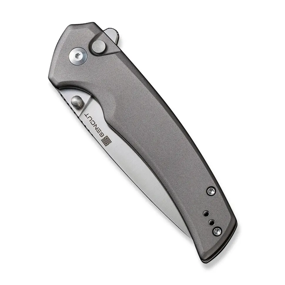 Ніж складаний туристичний Sencut Serene, (8.8 см) D2/Aluminum сірий - фото 4