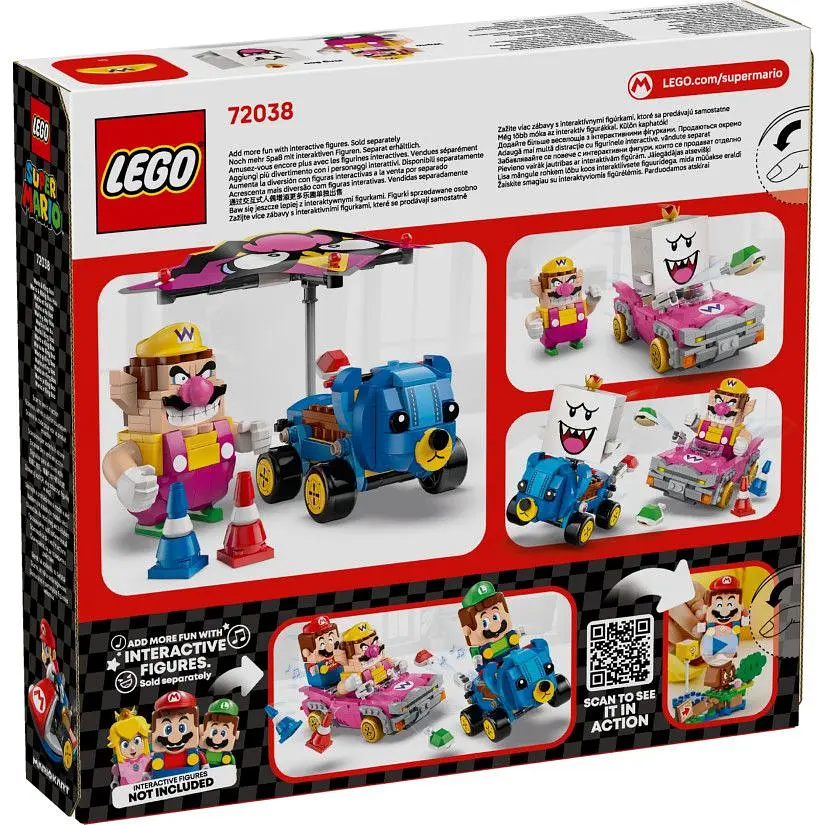 Конструктор LEGO Super Mario Mario Kart  Wario та King Boo 512 деталей (72038) - фото 11