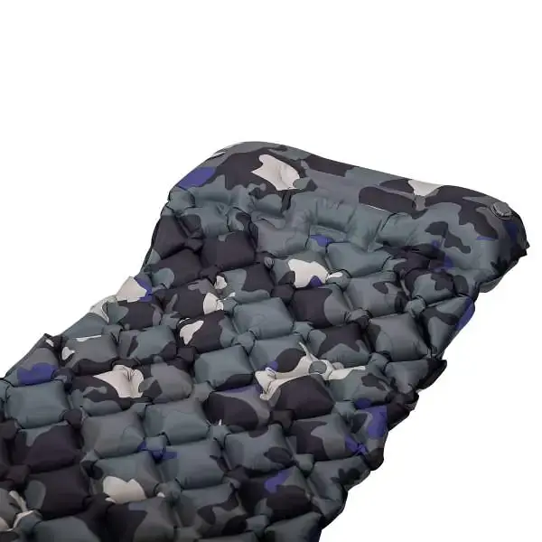 Надувной матрас Lugi из TPU 190х55х3 см с подушкой камуфляж SJ-0084KH - фото 3