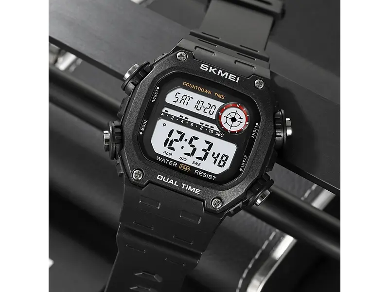 Чоловічий наручний годинник 2126BKWT Black-White Skmei acs0030250 - фото 5