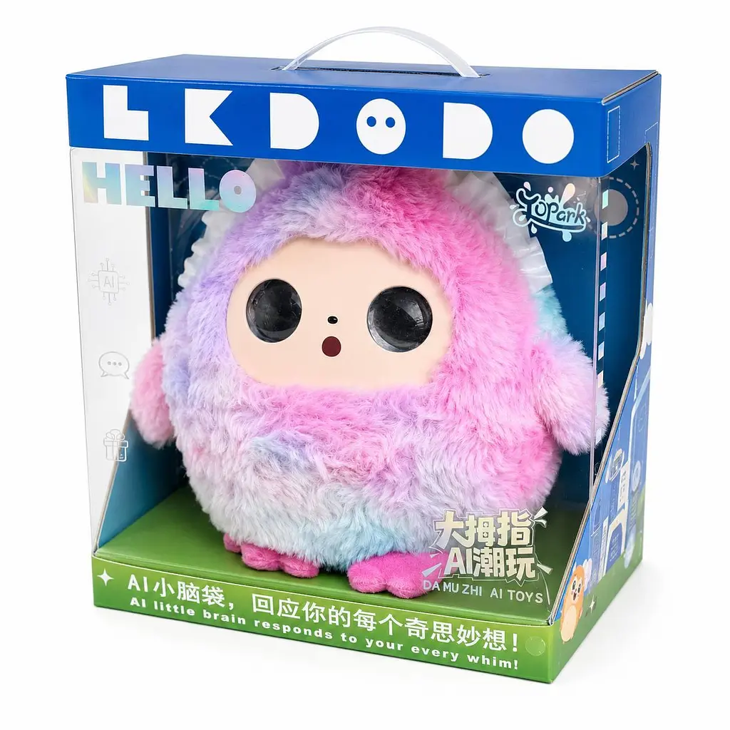 Інтерактивна м'яка іграшка Bobo RAINBOW Smart AI Plush Toy з голосовим керуванням, Wi-Fi та мобільним застосунком Tuya - фото 3