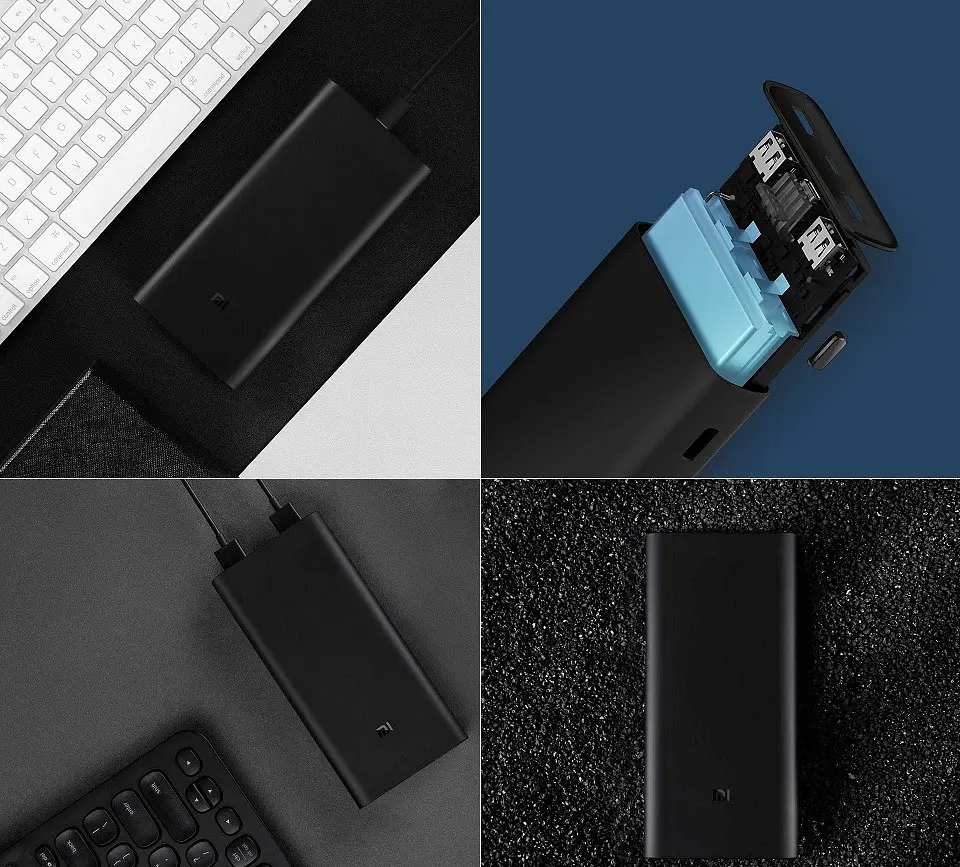 Зовнішній портативний акумулятор Xiaomi Mi Power Bank 3 Pro 20000 mAh (PLM07ZM) - фото 6