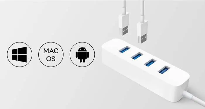 Usb-хаб Xiaomi 4xUsb 3.0 Usb-C Splitter XMFXQ01QM (JGQ4007CN) - фото 6