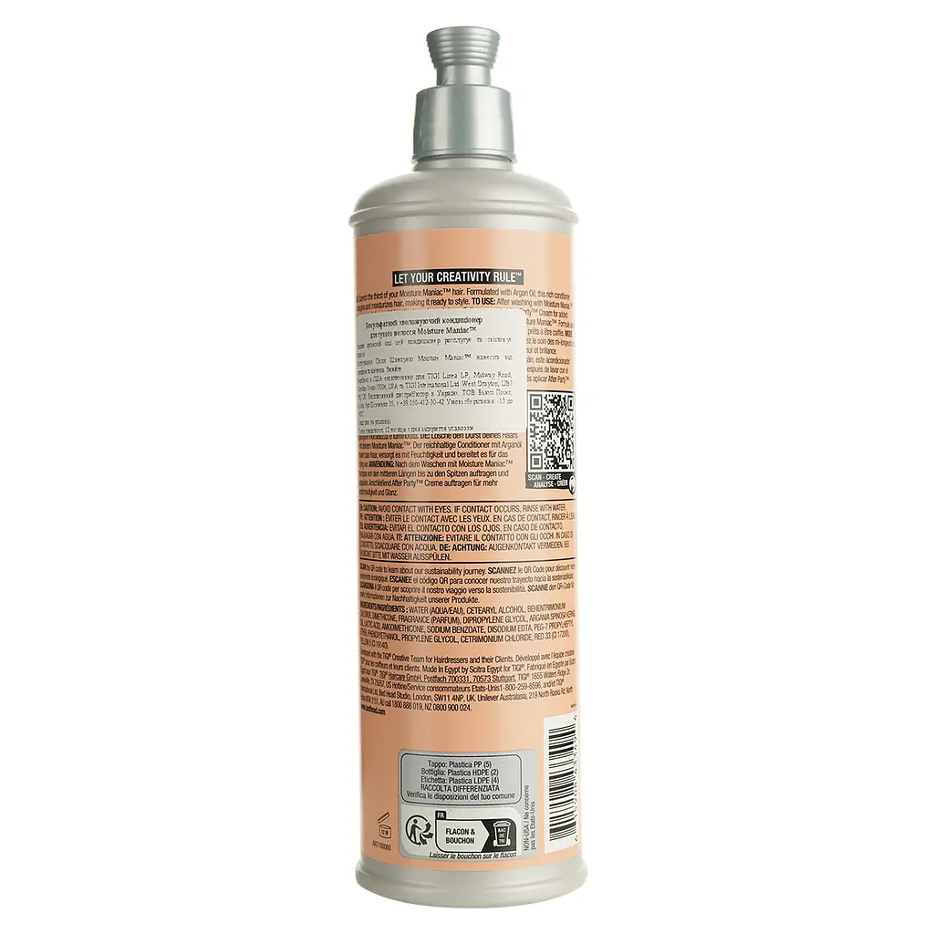 Кондиціонер Tigi Bed Head Moisture Maniac Conditioner Безсульфатний 400 мл - фото 2