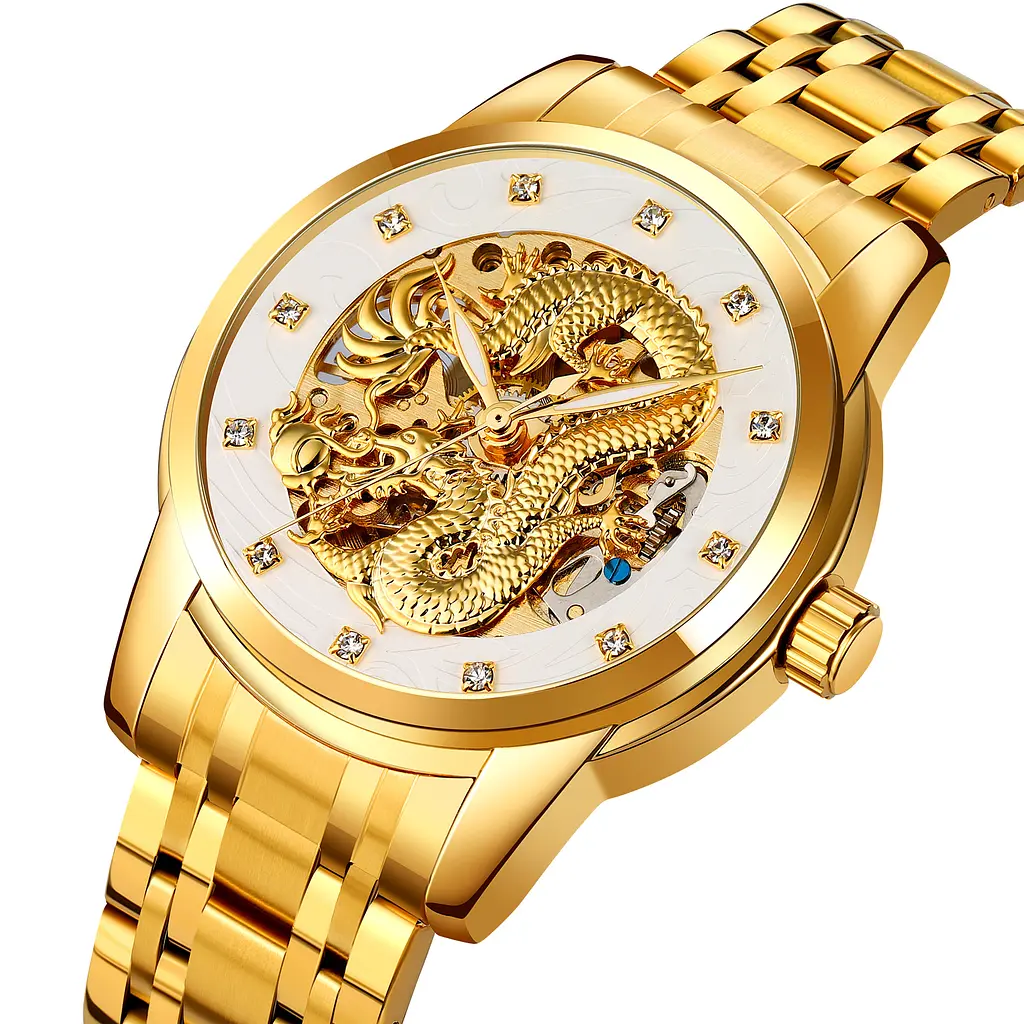 Наручные часы мужские 9310GDSI Gold-Silver Skmei acs0030934 - фото 2
