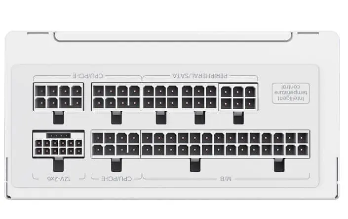 Блок питания GameMax GS-750G SFX 750W 80+ Gold White (GS-750G White) - фото 9