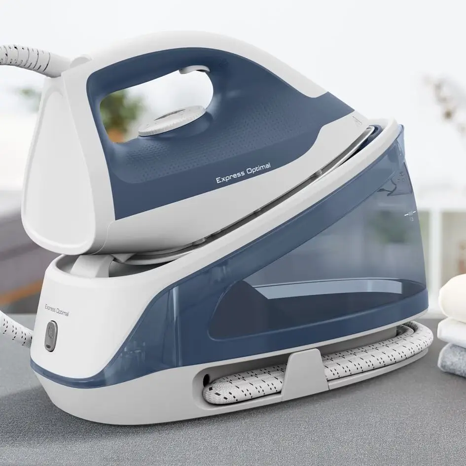 Утюг-парогенератор Tefal Optimal 2200 Вт бело-синий (SV4110E0) - фото 6